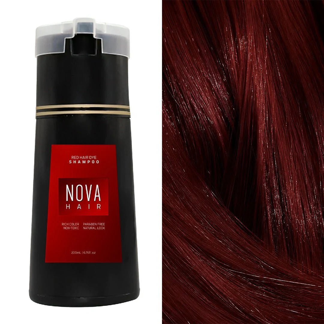 Natural 3-in-1 Hair Dye Shampoo for fast, lasting color and hair care