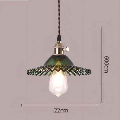 Nordic glass chandelier with copper body and adjustable 1.2m height in multiple colour options