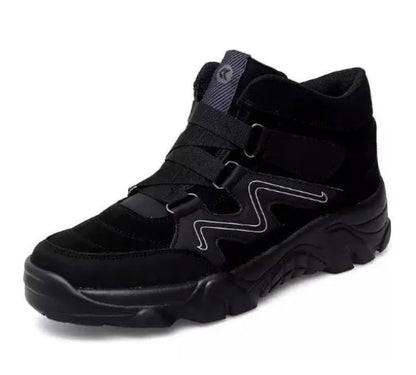 Men's leather lace-up shoes with cushioned insoles in black colour option