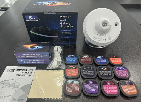 Enchanting Galaxy Projector with Realistic Night Sky Display and Customizable Lighting Effects