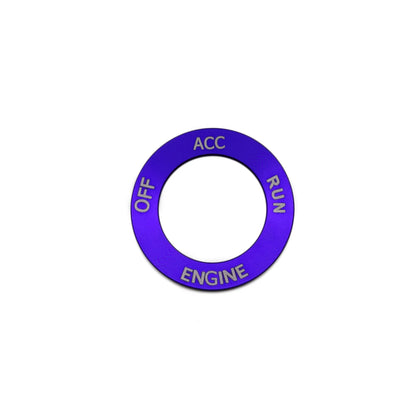 Aluminium alloy decorative ring for Dodge Challenger and Grand Cherokee air conditioning knob in multiple colours