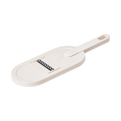 Versatile Vegetable Chopper with Interchangeable Blades, Built-in Container, and Self-Cleaning Brush for Effortless Meal Prep