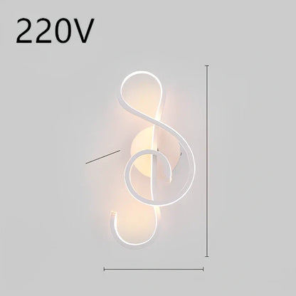 Nordic minimalist LED wall lamp in black with silicone shade, 220V for bedroom bedside use, 30000-hour lifespan