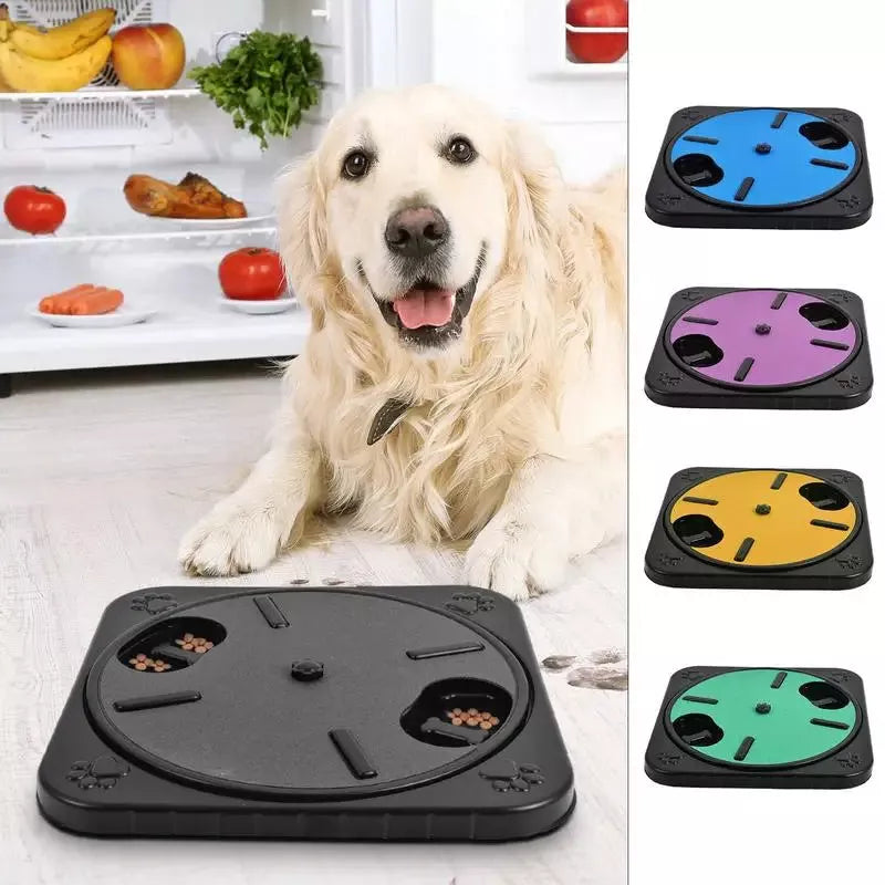 360 Rotating Cat Dog Scratch Board with Treats for Nail Trimming in multiple colors