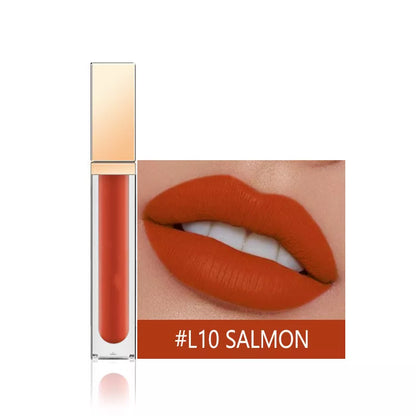 Matte Water Mist Lip Dew in 20 vibrant colors, long-lasting no-stain formula