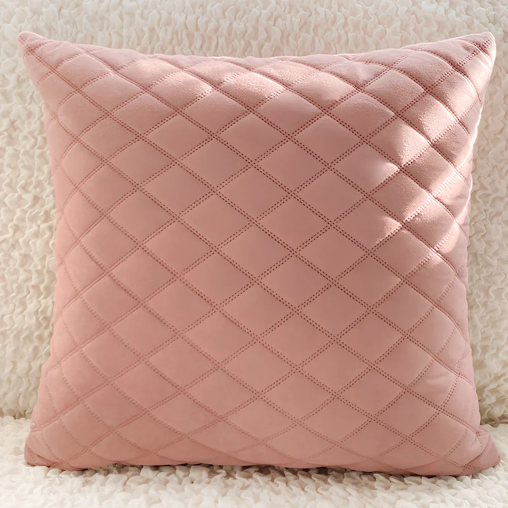 45x45cm velvet cushion with flannel fabric in solid colour options