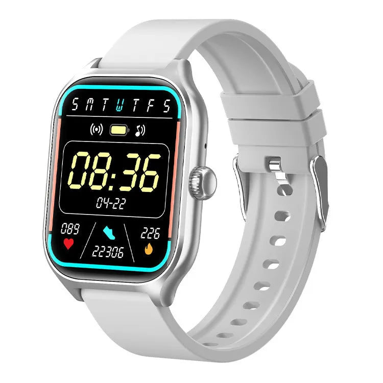 Full touch Bluetooth call smart bracelet with IPS screen, 7-14 day battery, and multiple colour options.