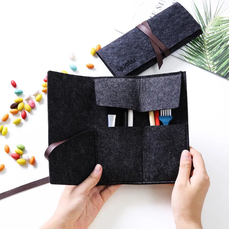 Scratch art repair kit with scraper pen, repair solution, brush, small scraper, and bamboo stick components
