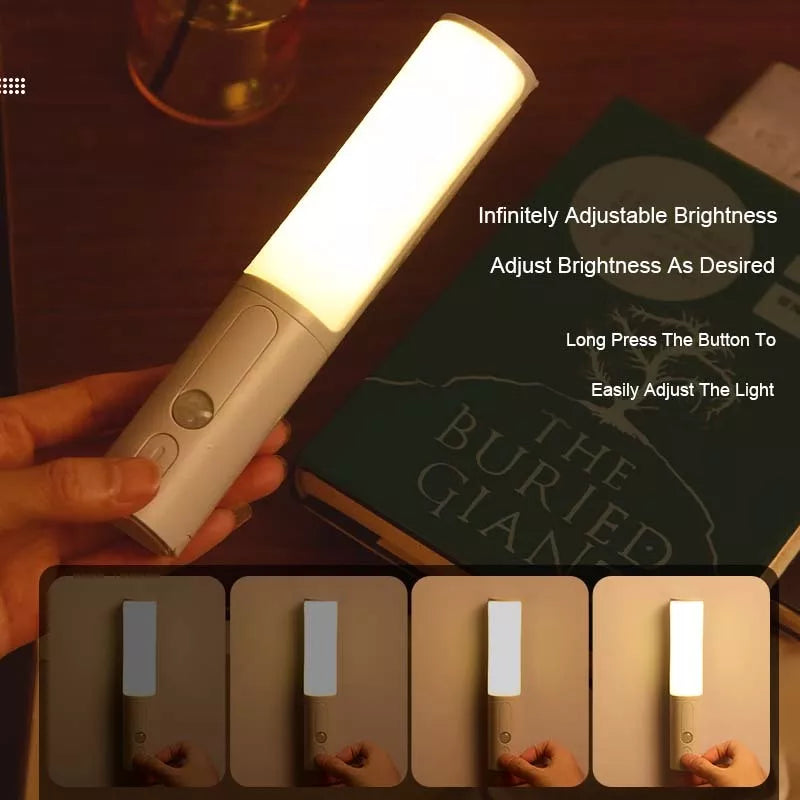 Smart Motion Sensor LED Night Light with adjustable brightness and color temperatures