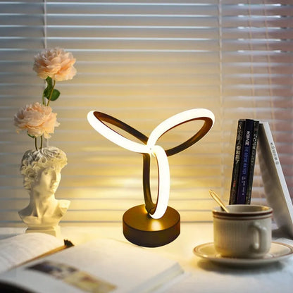 Black musical note-shaped Bluetooth lamp with app control and RGB lighting.