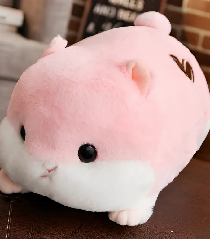 Cotton hamster pillow in selected colour with PP cotton filling showing size options