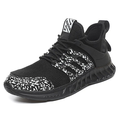 Flying woven mesh sneakers with rubber sole in black, sky blue or white blue, sizes 39 to 46