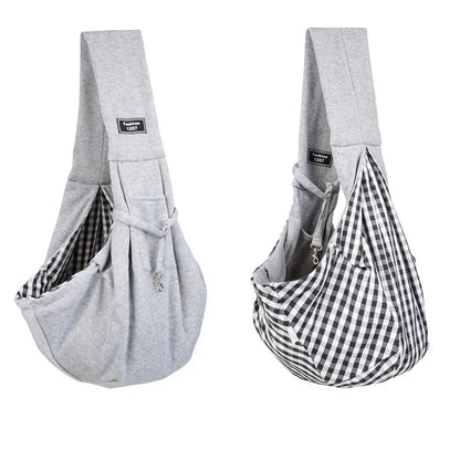 Large folding cat messenger backpack with breathable mesh sides shown in multiple colour options.