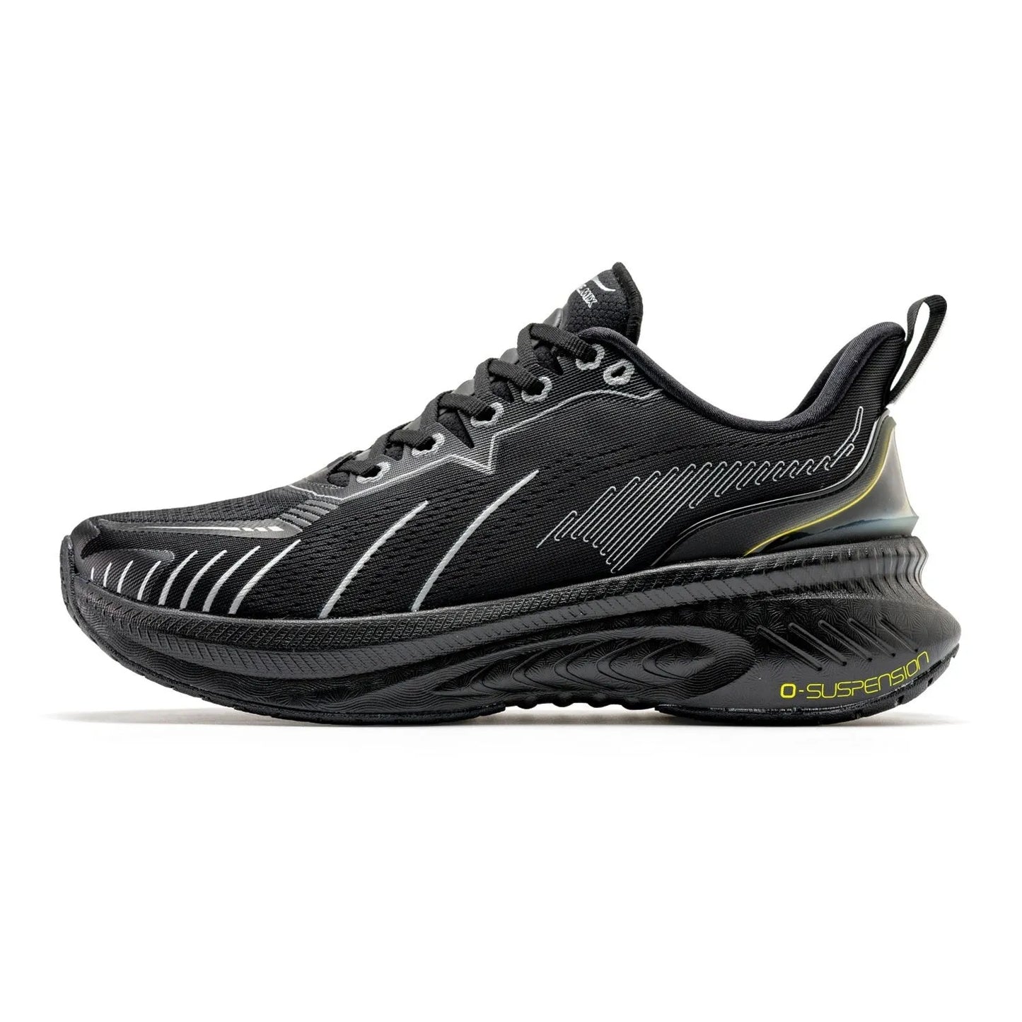 Low-top running shoes with PU mesh upper, rubber sole, and embroidery details in various colours