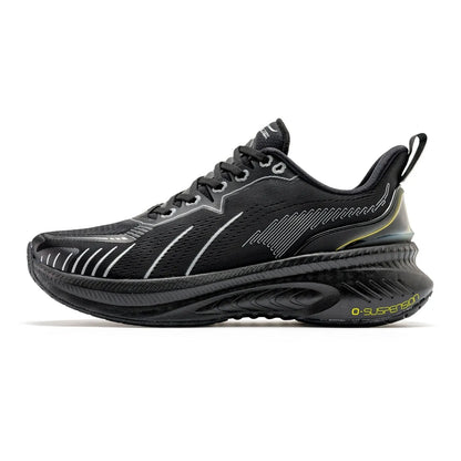 Low-top running shoes with PU mesh upper, rubber sole, and embroidery details in various colours