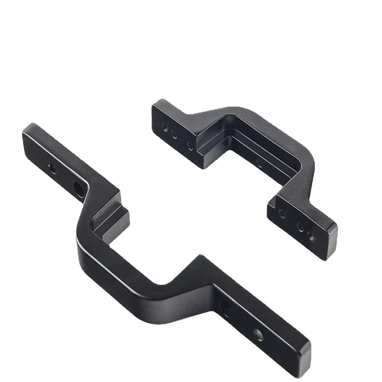 Black trailer hook lamp mounting bracket for vehicle modification