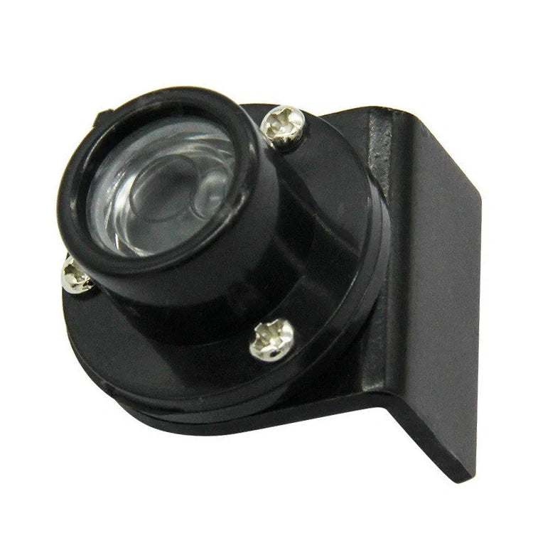 Black plastic flange level tower ruler with 28x32mm dimensions and integrated level indicator