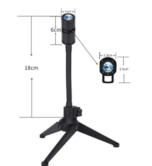 Earth projection night light LED lamp 5W and below with Earth Moon styles and tripod options