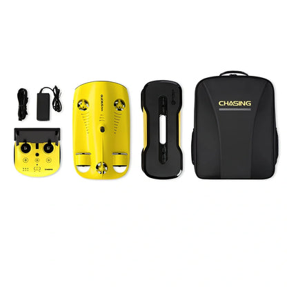 Underwater unmanned submarine equipment with remote control and 100m cable for deep water operations