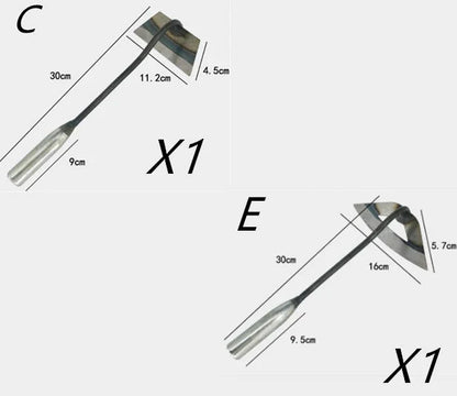 Premium Manganese Steel Garden Hoe - Durable and Versatile Gardening Tool