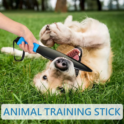 35cm blue-handled dog break stick for bite training with small medium dogs