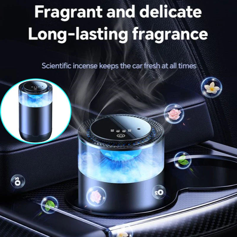 Stylish car diffuser air freshener with natural fragrance options for RVs, trucks, and sedans