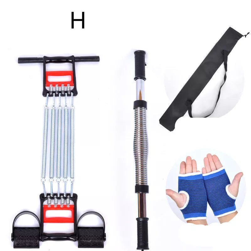 20Kg to 60Kg adjustable arm strength chest expander with spring steel construction