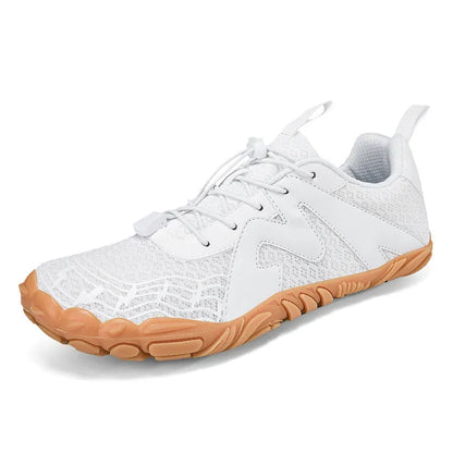 Couple sports climbing shoes with Flyknit lining and rubber sole in A83 colour options