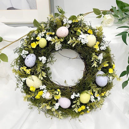 Nordic Easter egg simulation garland measuring 36cm with TPE material construction
