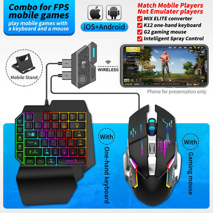 Gamwing Jiaying MIX SE ELITE Pro Chicken Throne keyboard and mouse converter for mobile gaming