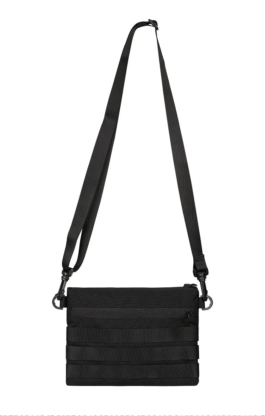Black Oxford cloth portable outdoor kit showing compact 18cm size and durable construction