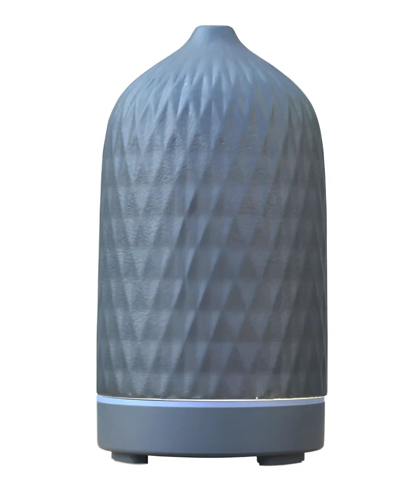 Ceramic aroma diffuser humidifier with 160ml water tank capacity in multiple colour options