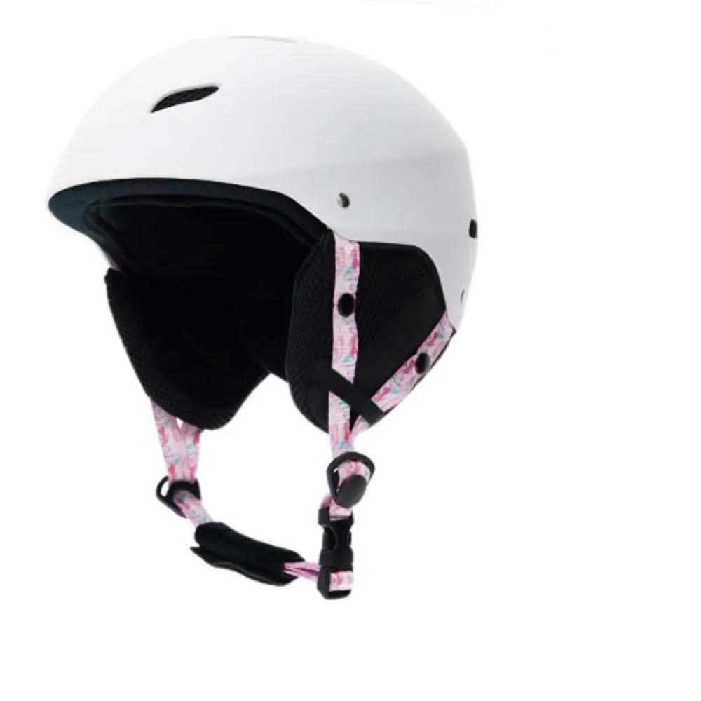 Men's ski helmet with EPS foam and ABS shell construction in various colour designs