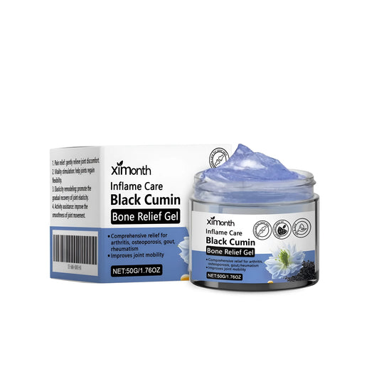 50g tube of Joint Bone Relief Gel with mint and cumin formula.