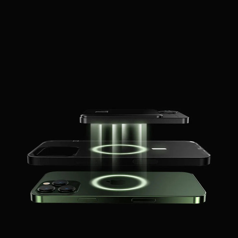MagSafe Power Bank Magnetic Wireless Charger for iPhone 14 14 Pro 14 Pro Max 14 Plus External Auxiliary Battery with 5000mAh or 10000mAh Capacity in Cangling Green Deep Sky Grey Purple or Black
