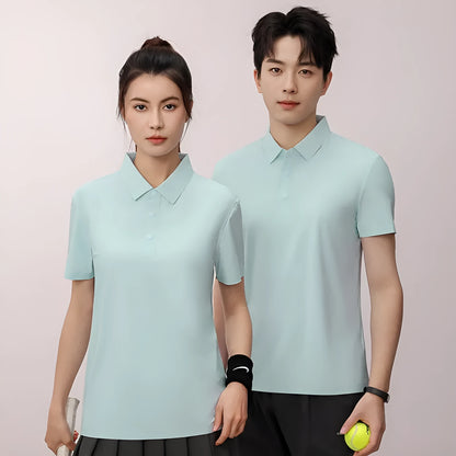 Brocade ammonia seamless polo shirt in summer colours for golf and sports