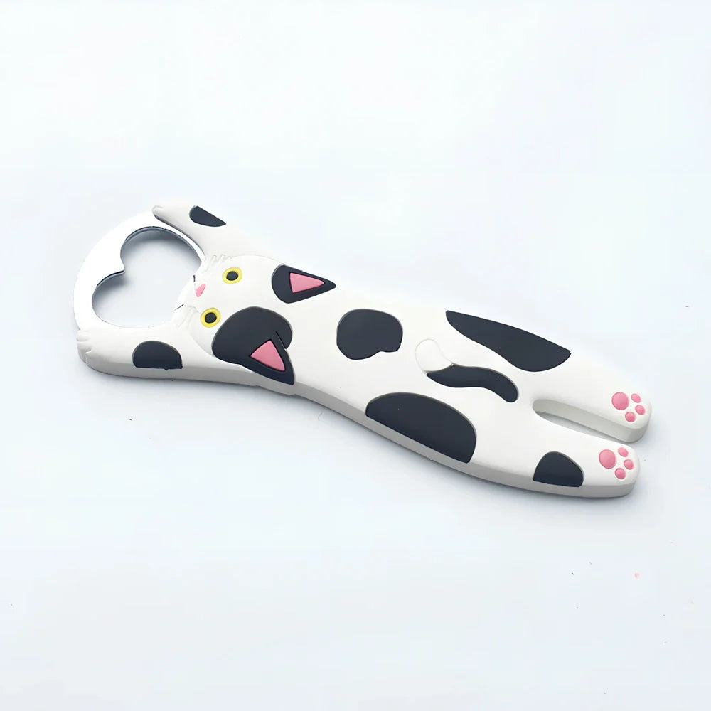 Animal-shaped bottle opener with alloy construction measuring 135mm long by 50mm wide