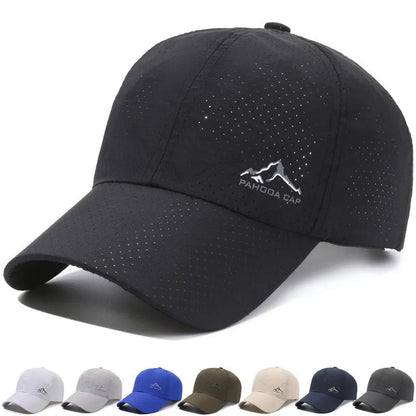 Korean-style adjustable baseball cap in dome crown design with polyester fabric for summer sun protection