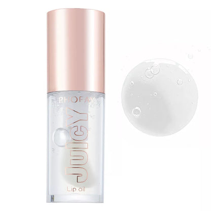 PHOFAY Juicy Lip Oil with doe-foot applicator for ultra-moisturizing lip care