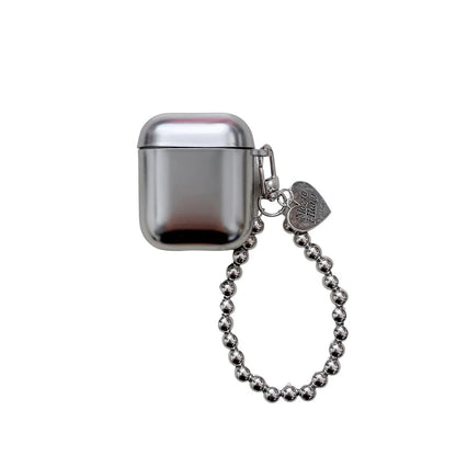 Matte electroplated TPU protective case for AirPods showing universal fit and scratch-resistant finish