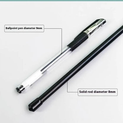 A straight resin measuring pointer for sewing and dressmaking tasks.