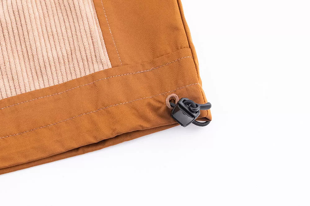 Men's coffee-colored outdoor assault suit with rainproof and windproof features