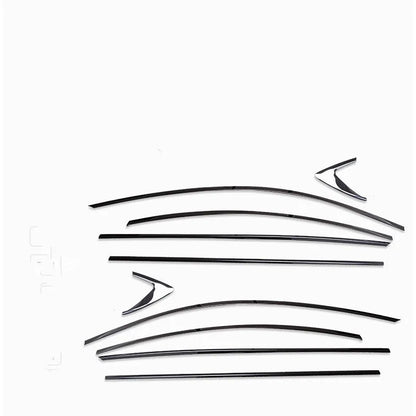 Stainless steel black titanium window trim strip with 0.5mm thickness for window moulding