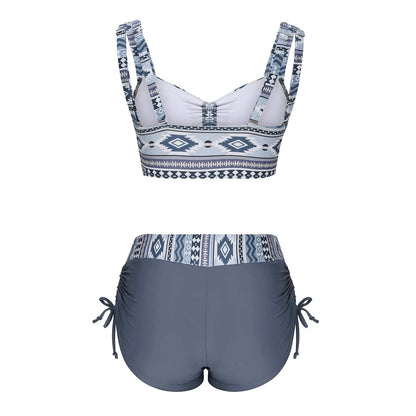 Women's bikini swimsuit in picture colour without underwire or padding.