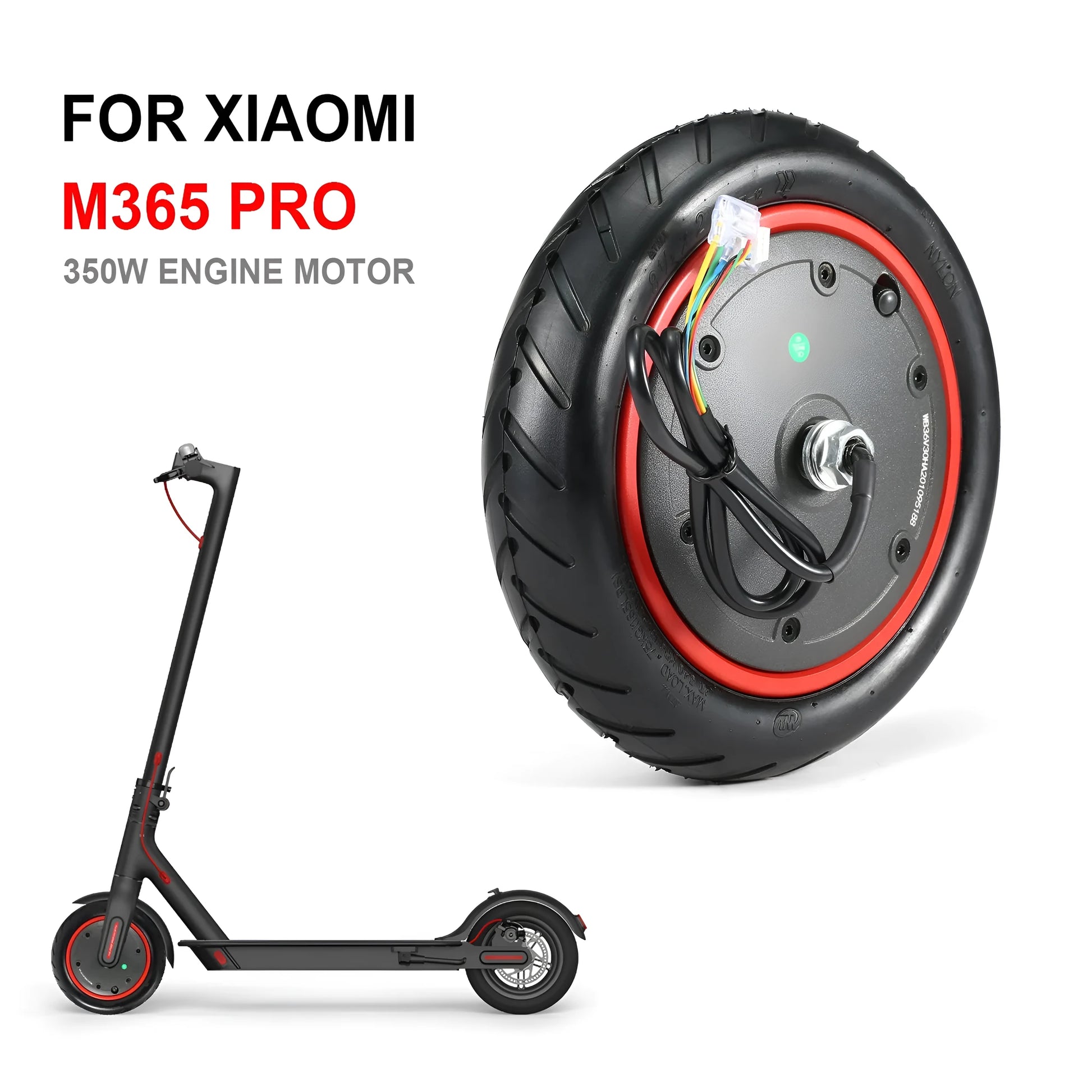 Inner tube for an electric scooter with an 8.5 inch motor, Pro 350w style compatible.