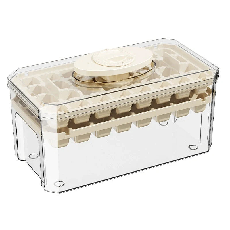 PP material ice cube tray with quick release design for easy demolding