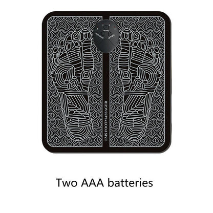 EMS Foot Massager Mat with adjustable modes and USB charging for foot relief