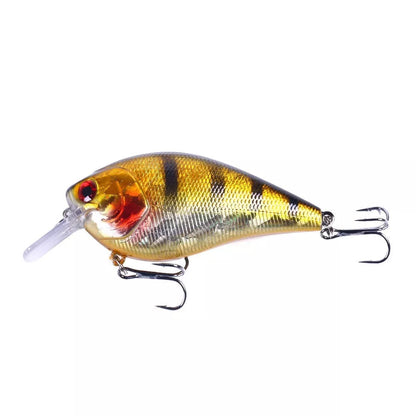Simulated fish fishing bait with 6# hook, durable plastic construction, 8.5CM length