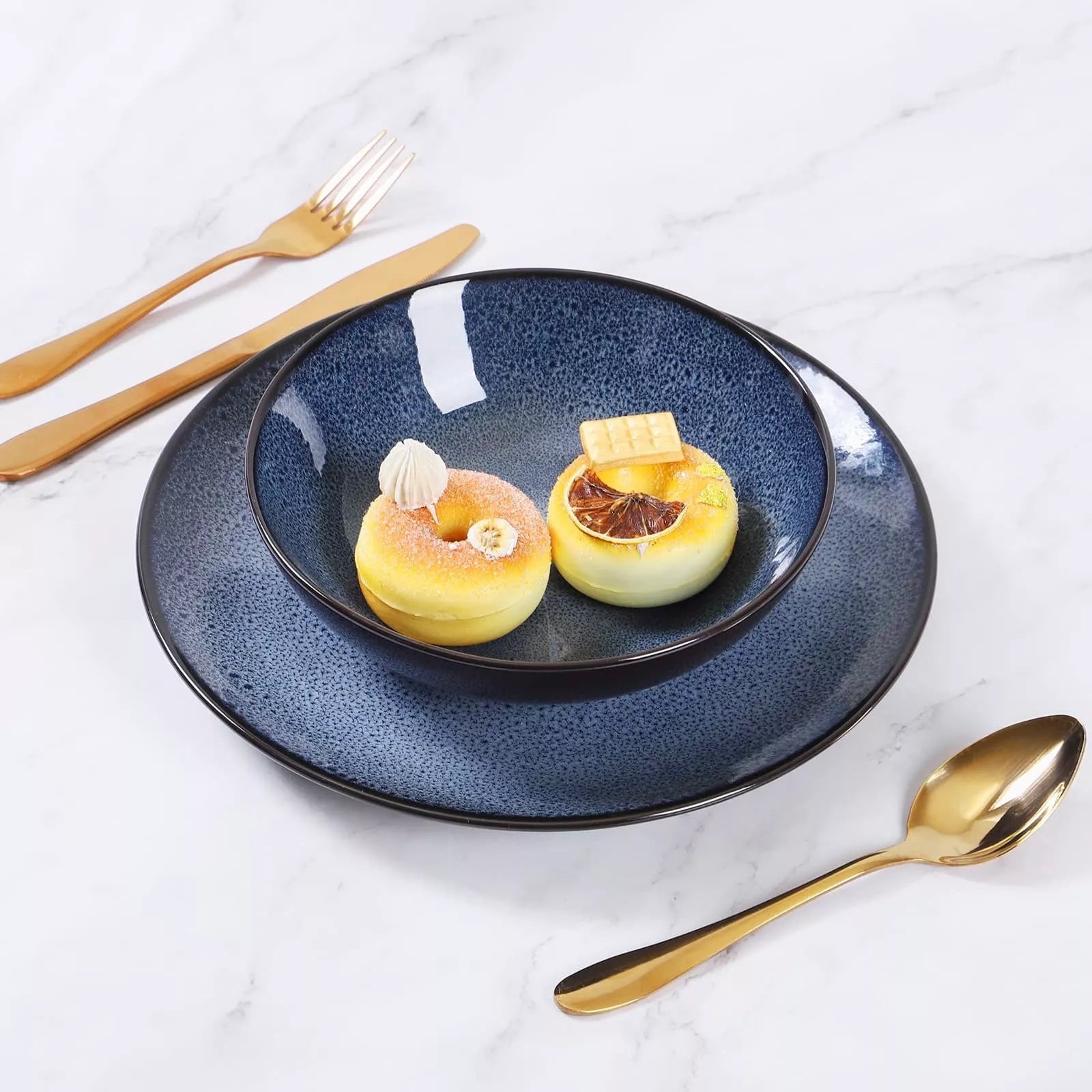 Ceramic steak plate set of 6 for versatile dining, dishwasher and microwave safe