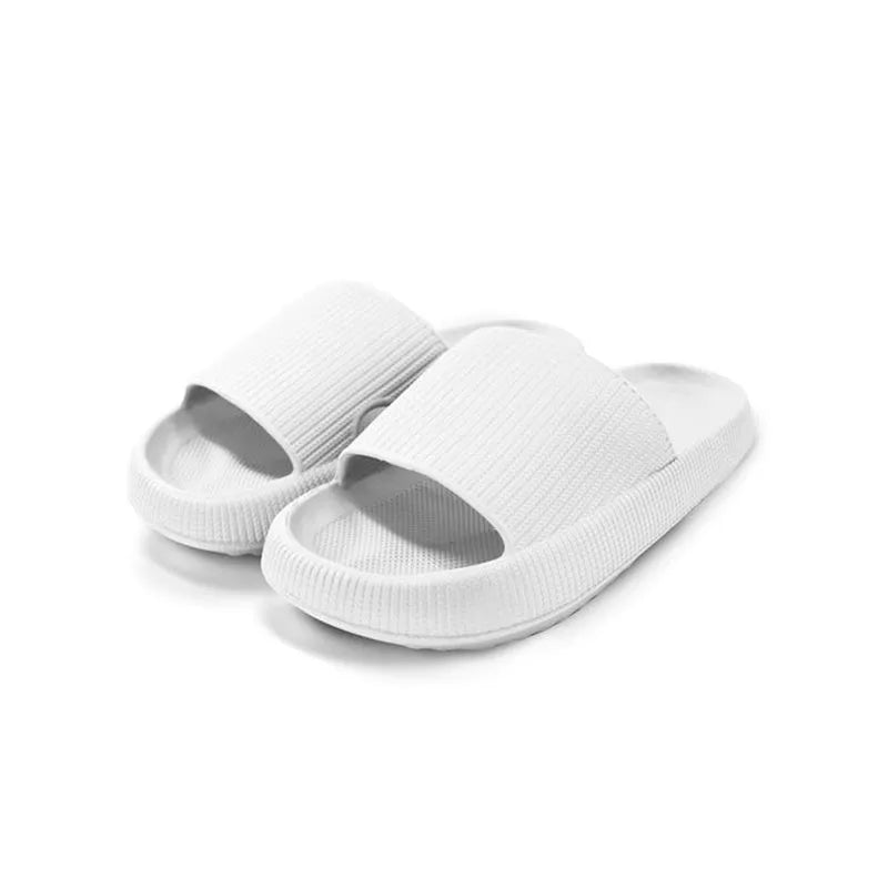 EVA Rubber Foam Soft Bottom Indoor Couple Slippers in various colors